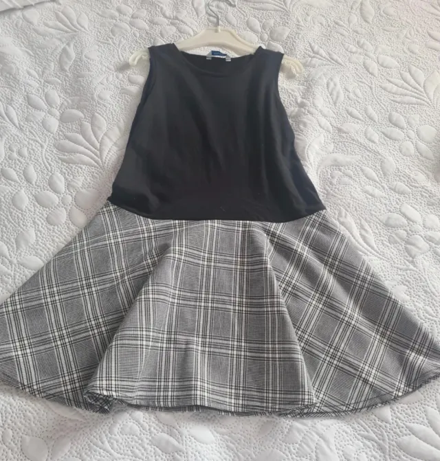 Vestido Pichi Mayoral Cuadros Negro