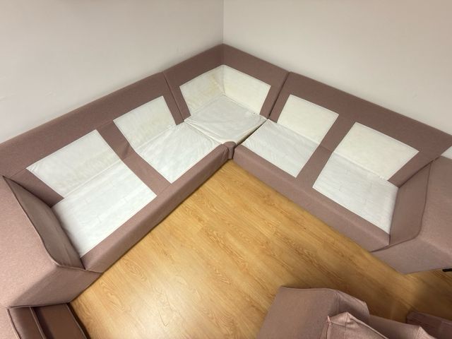 Sofá modular Kivik Ikea rosa claro