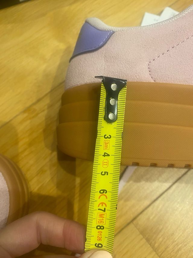 Zapatillas Adidas Plataforma Rosa y Morado