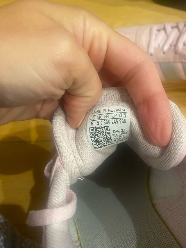 Zapatillas Adidas Plataforma Rosa y Morado