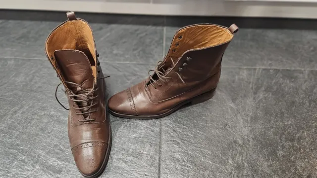 Botas de cuero Diplomatic marrones