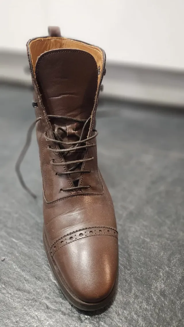 Botas de cuero Diplomatic marrones