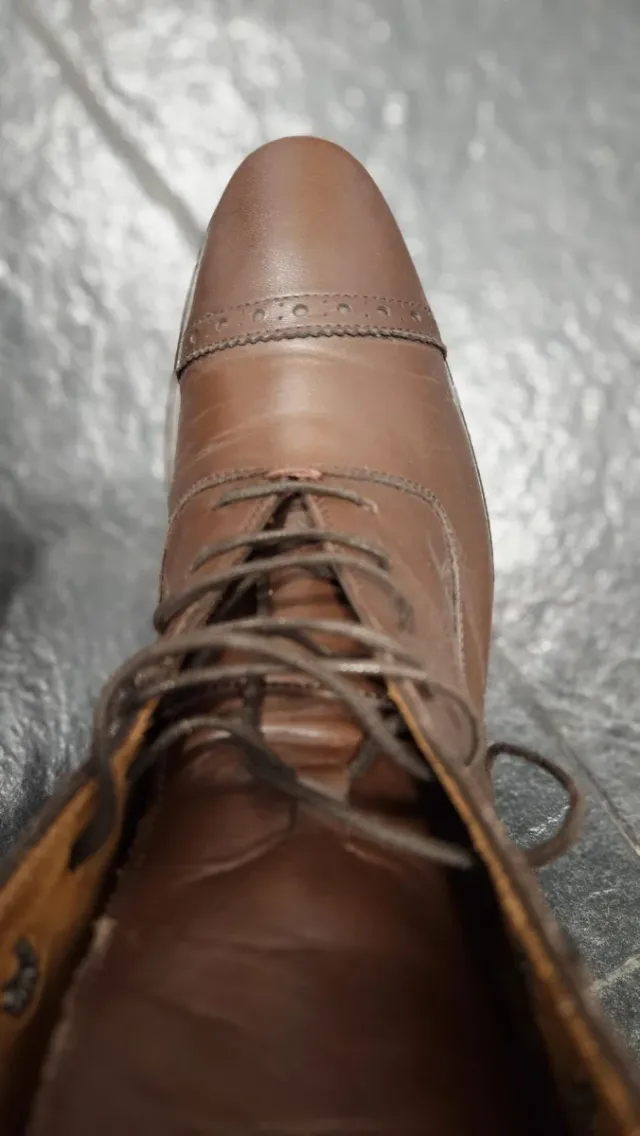 Botas de cuero Diplomatic marrones