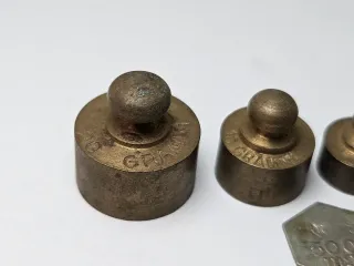 Set Micro Pesi in Ottone