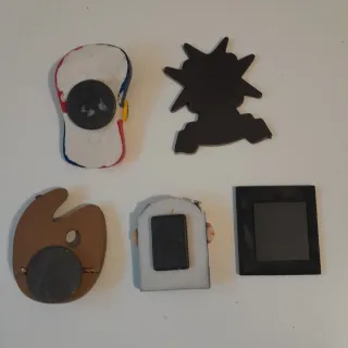 Cinque calamite per frigorifero