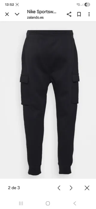 Pantalón chándal Nike Cargo Negro