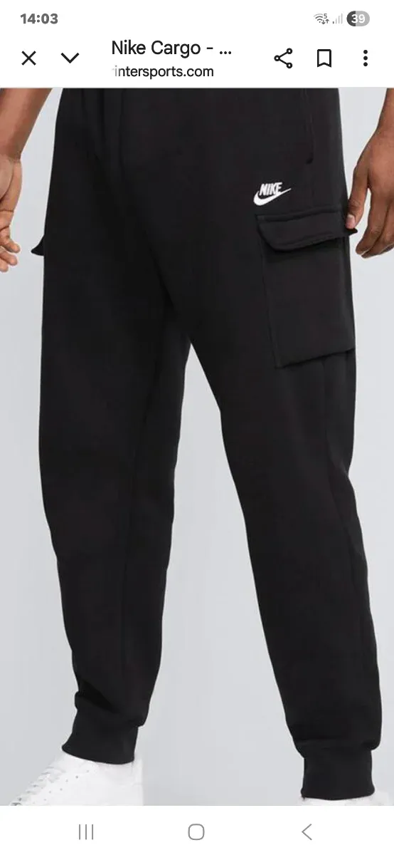 Pantalón chándal Nike Cargo Negro