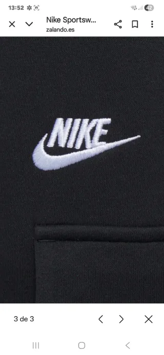 Pantalón chándal Nike Cargo Negro