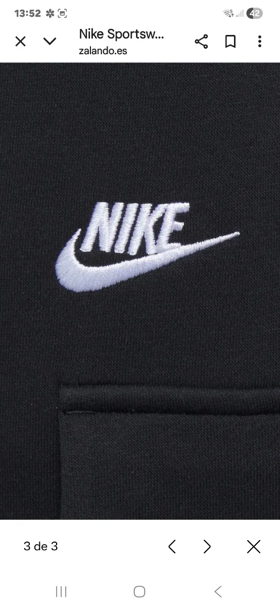 Pantalón chándal Nike Cargo Negro