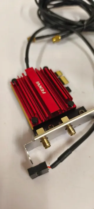 Antena WiFi Doble con Base y Tarjeta PCI