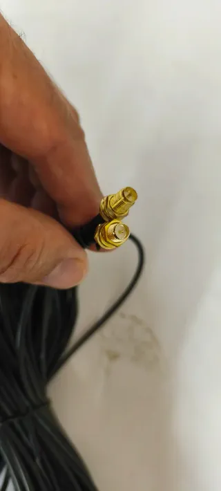 Antena WiFi Doble con Base y Tarjeta PCI