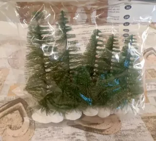 Set 10 Alberi Natale Decorazione