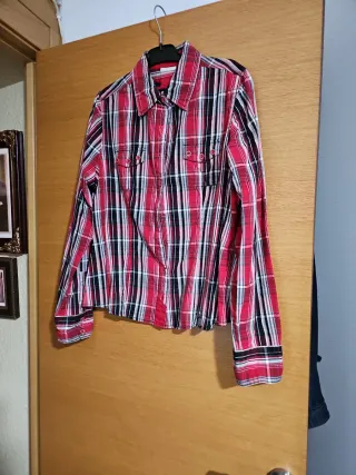 Camisa de mujer a cuadros