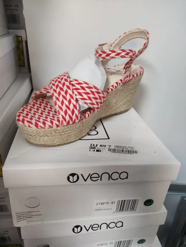 Sandalias Venca Rojas Diversas Tallas