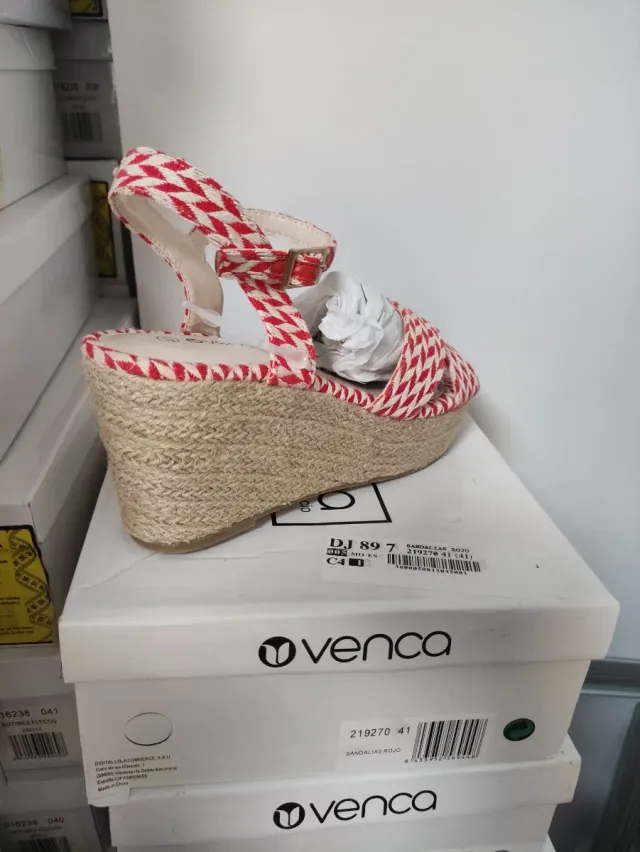 Sandalias Venca Rojas Diversas Tallas