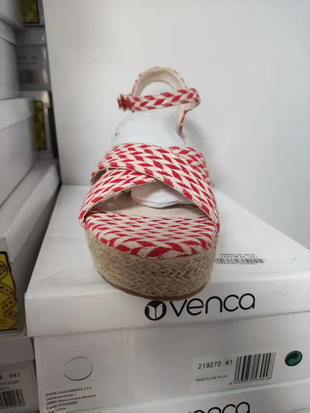 Sandalias Venca Rojas Diversas Tallas