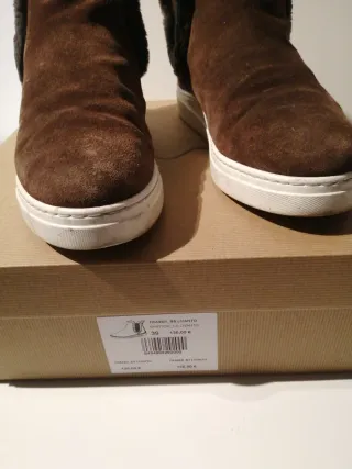 Botines marrones con borreguito