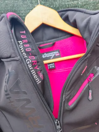 Chaqueta Softshell Geographical Norway Negra S