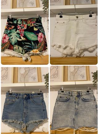 Lote 4 Pantalones Cortos Zara