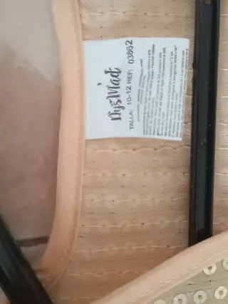 Chaleco lentejuelas dorado carnaval talla única