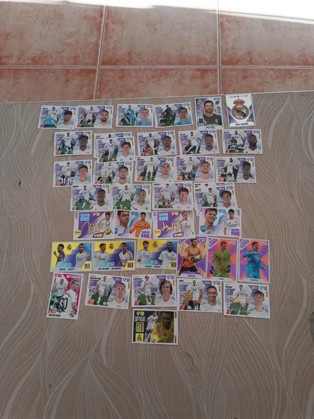 Cromos de fútbol Real Madrid