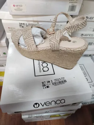 Sandalias Venca Beige Diversas Tallas