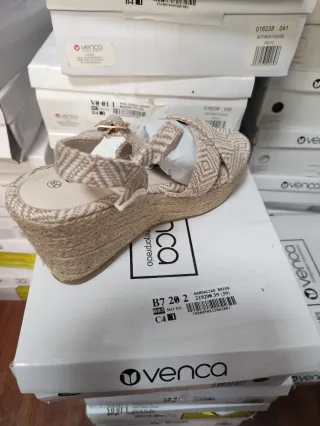 Sandalias Venca Beige Diversas Tallas