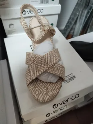 Sandalias Venca Beige Diversas Tallas