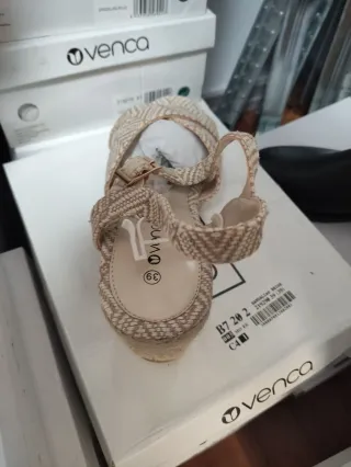Sandalias Venca Beige Diversas Tallas