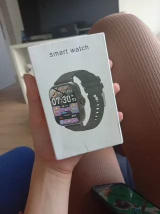Smart Watch Beige/Gris