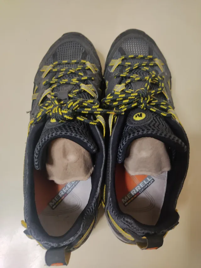 Zapatillas Merrell Hombre Gris/Amarillo