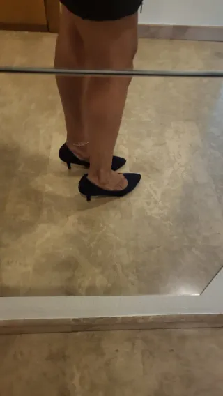 Zapatos de tacón lila
