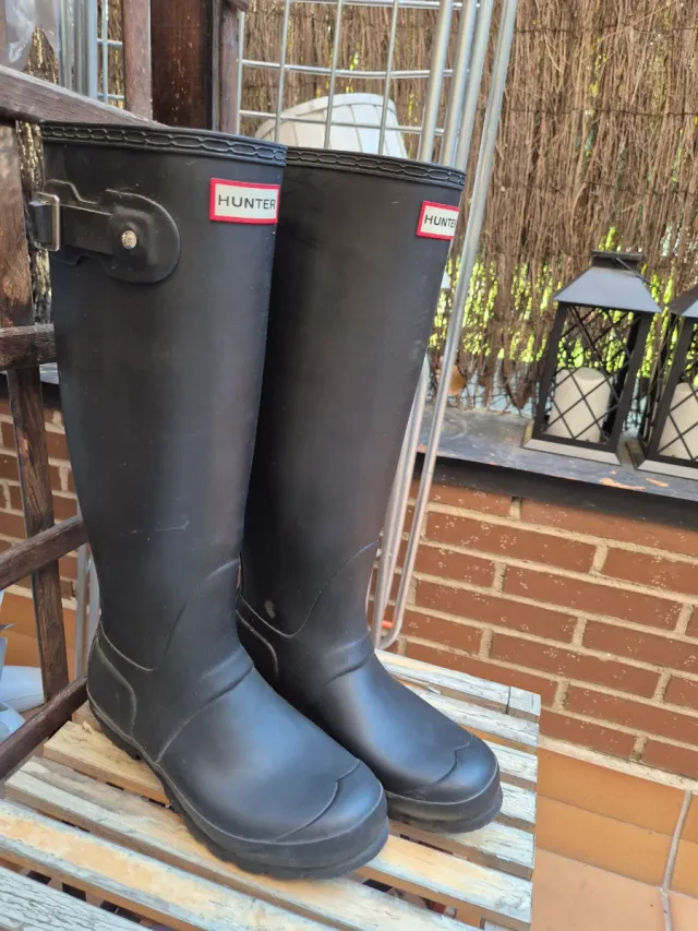 Botas Hunter Negras Talla 39