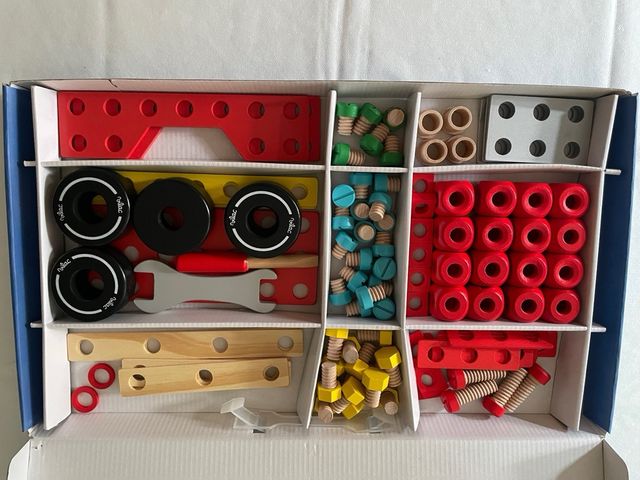 Super Batibloc Set Construcción Madera