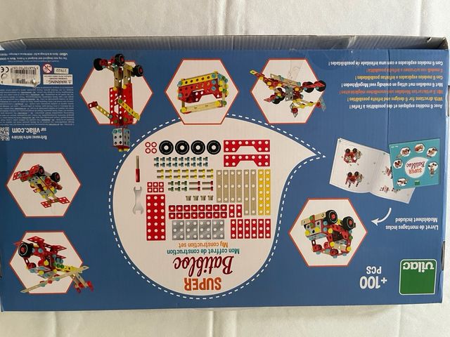 Super Batibloc Set Construcción Madera