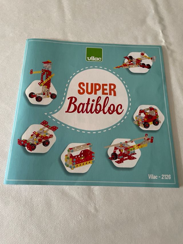 Super Batibloc Set Construcción Madera