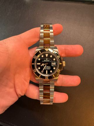 Relógio Rolex Ouro e Prata