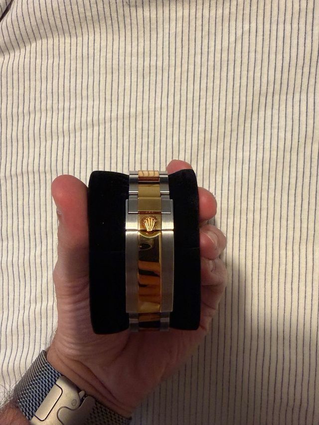 Relógio Rolex Ouro e Prata