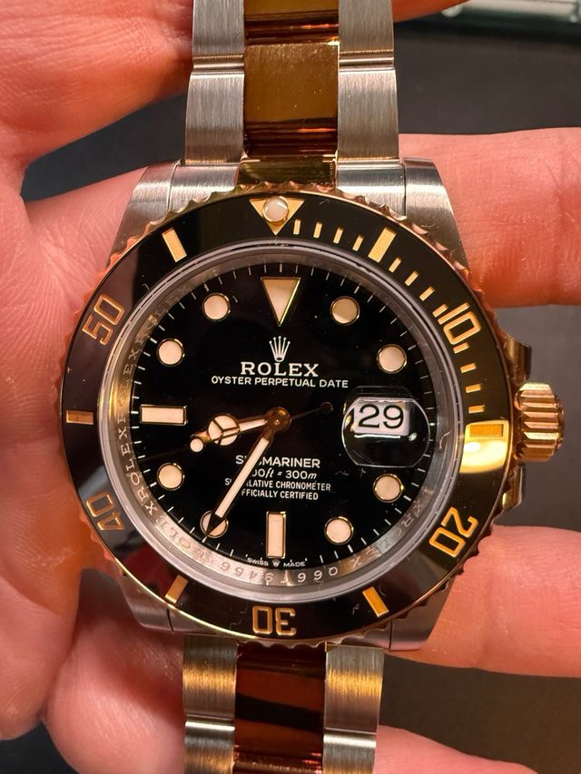 Relógio Rolex Ouro e Prata