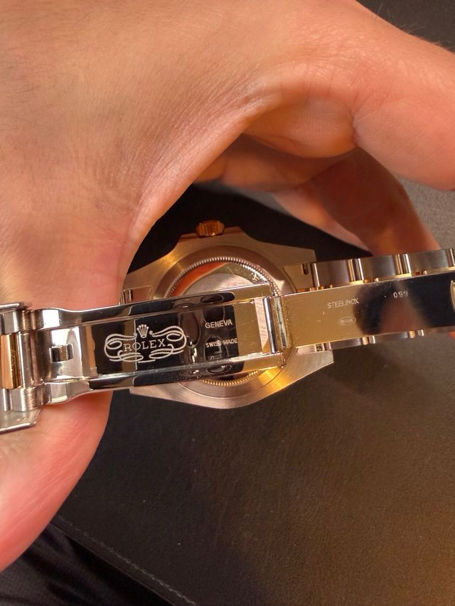 Relógio Rolex Ouro e Prata