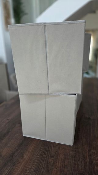 4 Cestas para Kallax IKEA Gris