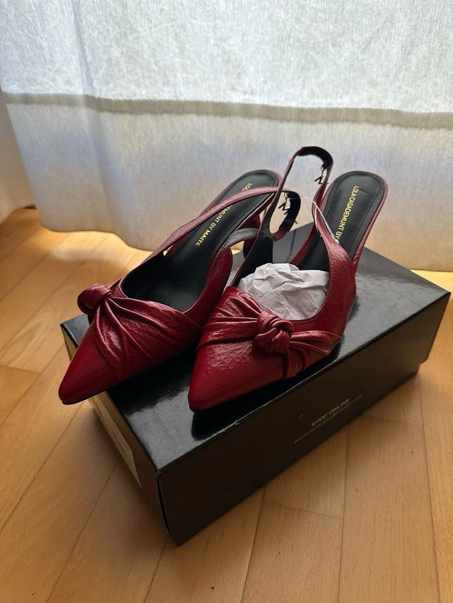 Zapatos Lola Casademunt Rojo Talla 39