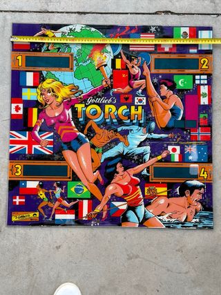 Vetro flipper Gottlieb Torch