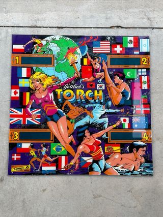 Vetro flipper Gottlieb Torch