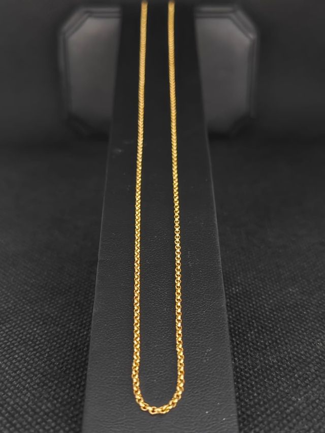 Catena d'oro 18k tipo anello. 051-02-00456