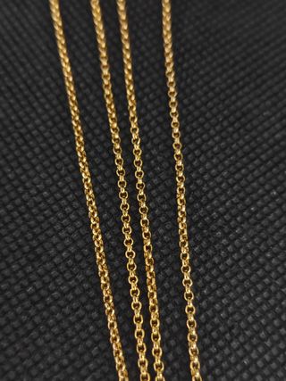 Cadena de oro 18k tipo rolo. 051-02-00456