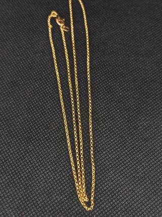 Cadena de oro 18k tipo rolo. 051-02-00456