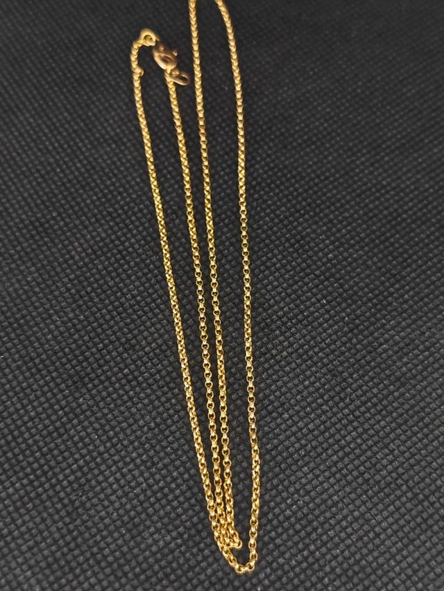 Catena d'oro 18k tipo anello. 051-02-00456