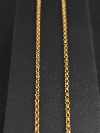 Cadena de oro 18k tipo rolo. 051-02-00456