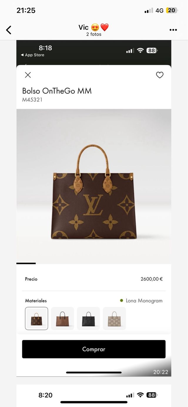 Bolso LV Original Nuevo Sin Usar